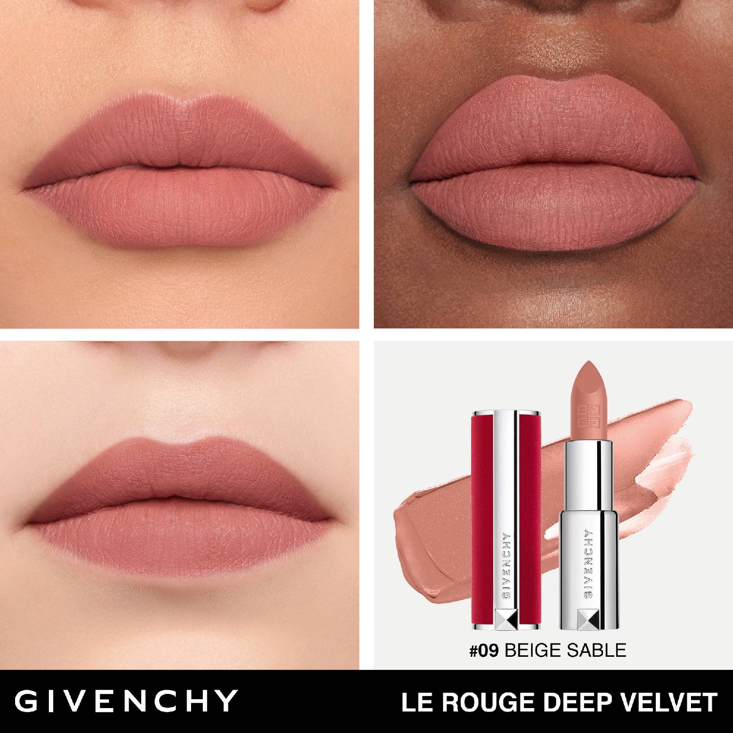 GIVENCHY LE ROUGE DEEP VELVET (LIPSTICK  MATE ULTRAPIGMENTADO DE LARGA DURACIÓN)